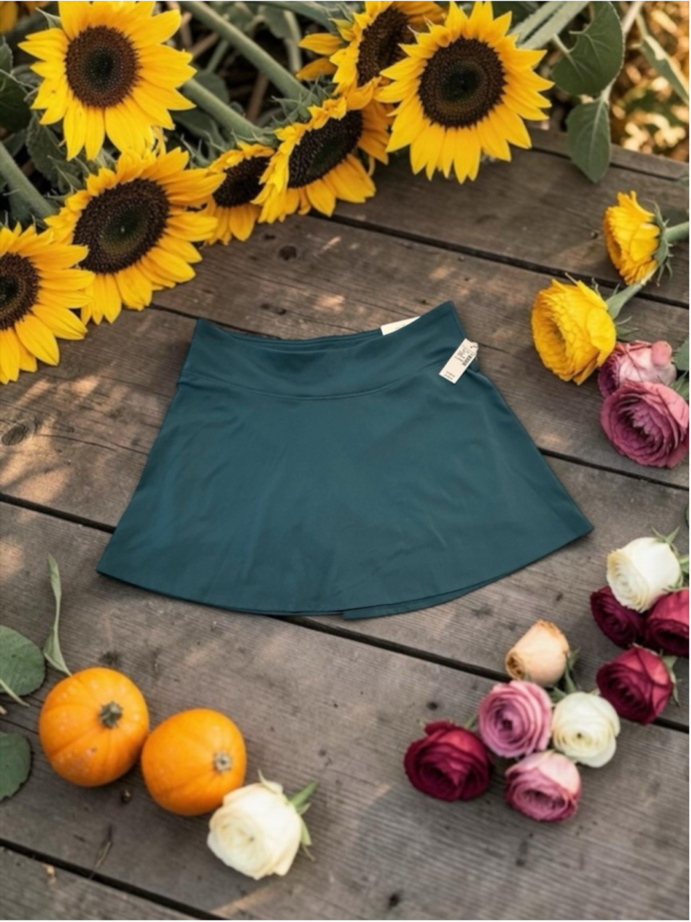 Maurices Athletic Skorts Shorts Mini Skirt Womens XL TEAL Pickleball Golf NWT